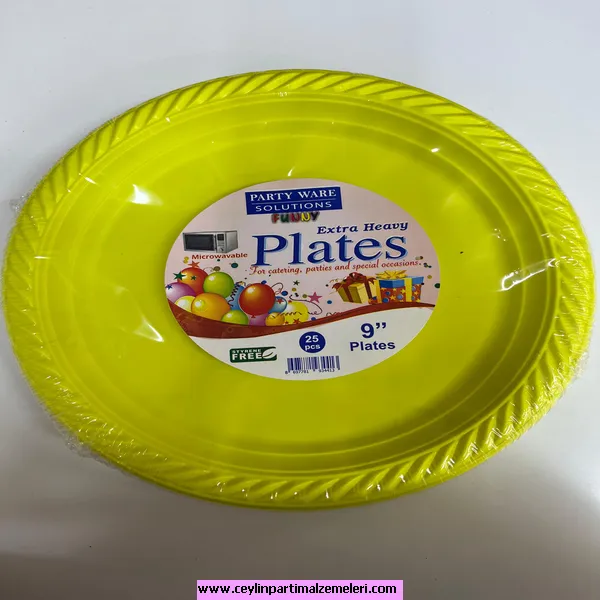 Plastik Tabak Sarı